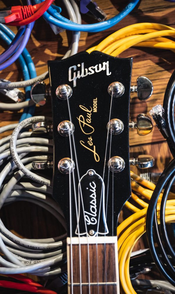 Top part of a Gibson guitar