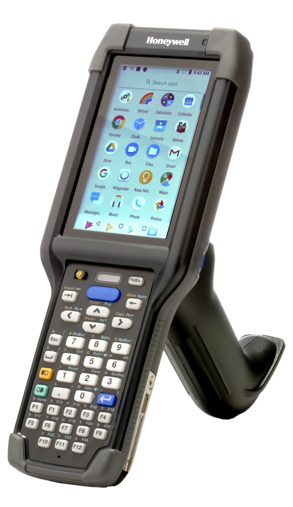 Honeywell CK65 with scan handle shown from a front right angle