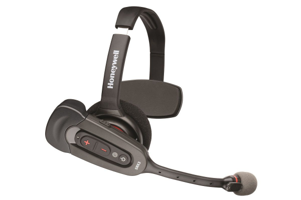 The Honeywell SRX3 wireless headset, ideal for voice picking
