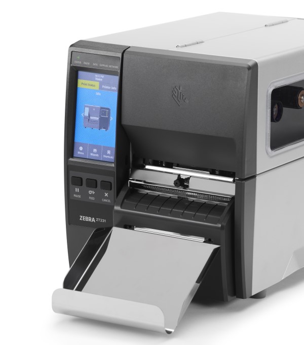 Zebra ZT231 printer with cutter