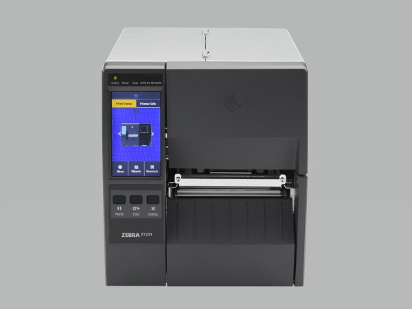 Zebra ZT231 printer front side