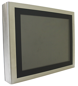Kingdy panel PC with 19 or 21.5-inch touch screen for harsh industrial environments such as the food industry.