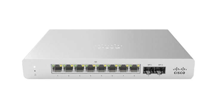 Cisco Meraki MS120 switch met 8 poorten