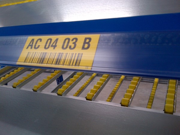 location labels warehouse