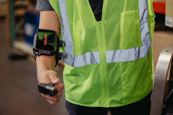 Wearable computer for use in warehouses