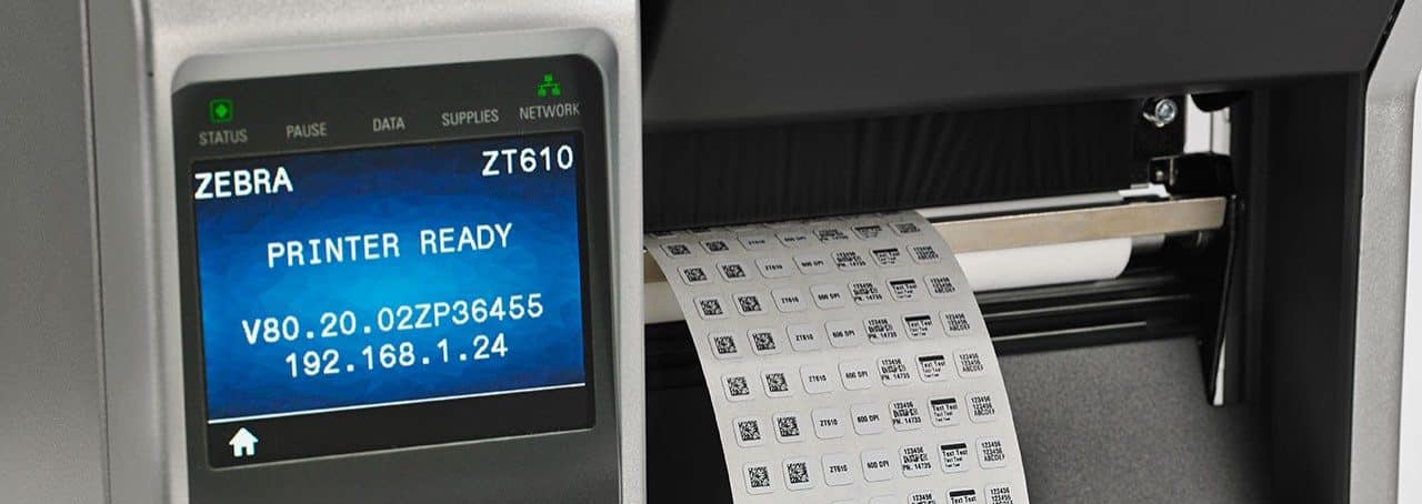 Zebra ZT600 label printer