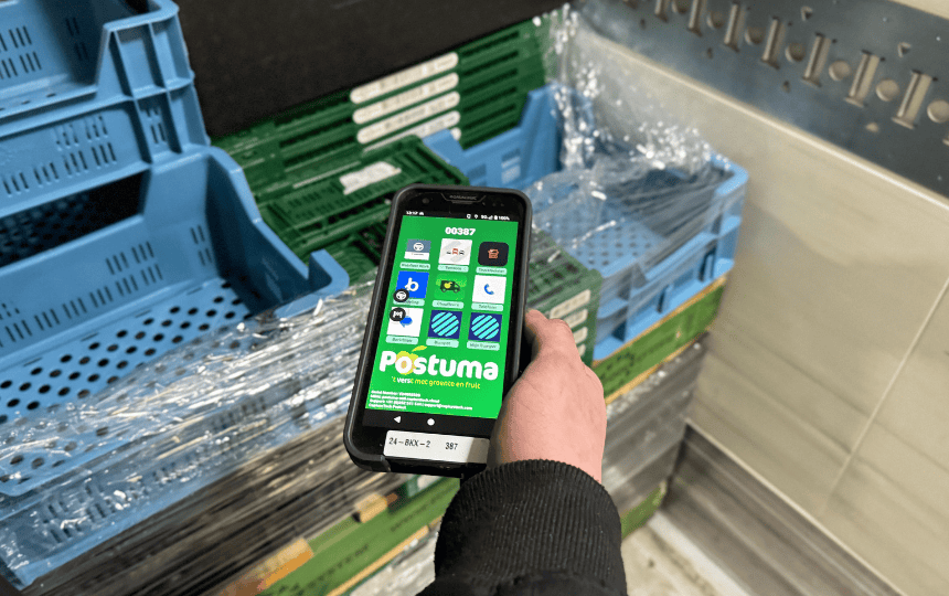 Postuma AGF scanning met Datalogic Memor 35